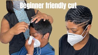 Detailed pixie cut and style (cut not sped up) | Mane Life Collection™