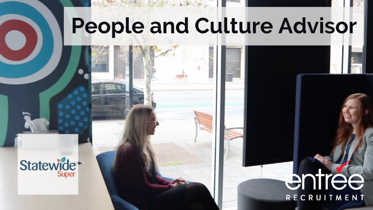Entrée Jobs Statewide Super People and Culture Advisor YouTube