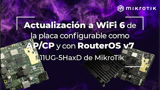 MikroTik | L11UG 5HaxD | Placa WiFi 6 configurable como AP/CPE y compatible con RouterOS 7