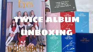 unboxing TWICE: Eyes wide open 🪷 / распаковка альбома твайс 🪷 / soheeme