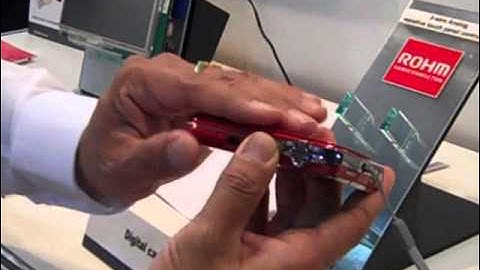 Rohm Semiconductor Resistive Touchscreen Controller Demo at Sensors Expo 2011
