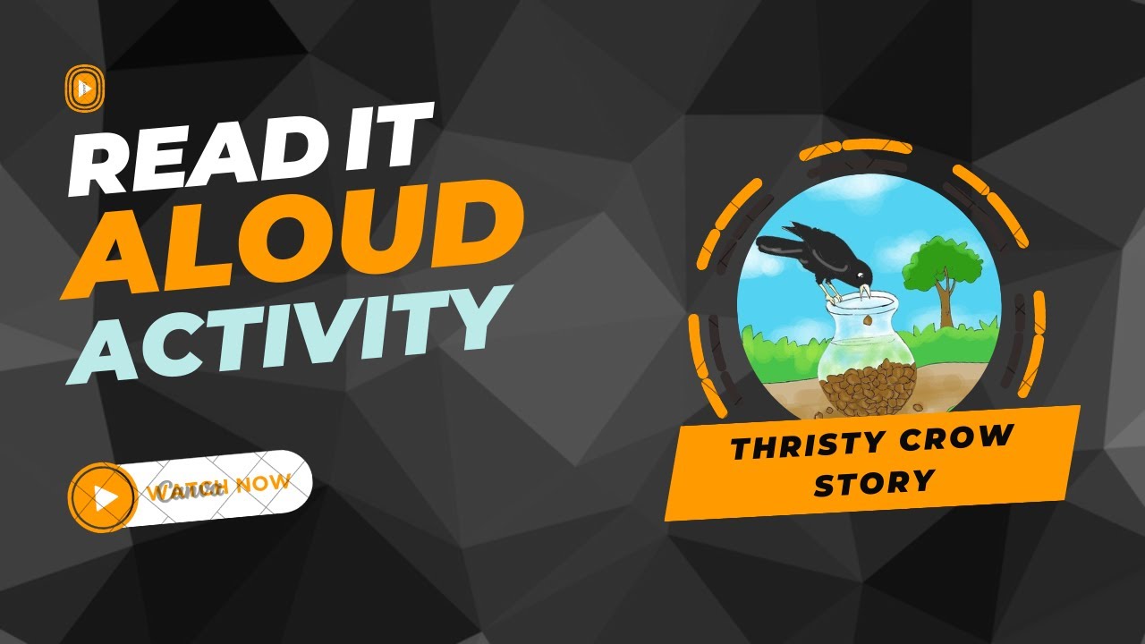 Read It Aloud || Story Telling || Nursery Kids || The Thirsty Crow ...