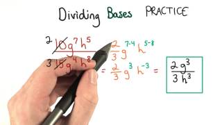 Dividing Bases Practice - Visualizing Algebra