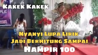 Viral Kakek Kakek Nyanyi Lupa Lirik Jadi Berhitung Sampai Hampir 100.!