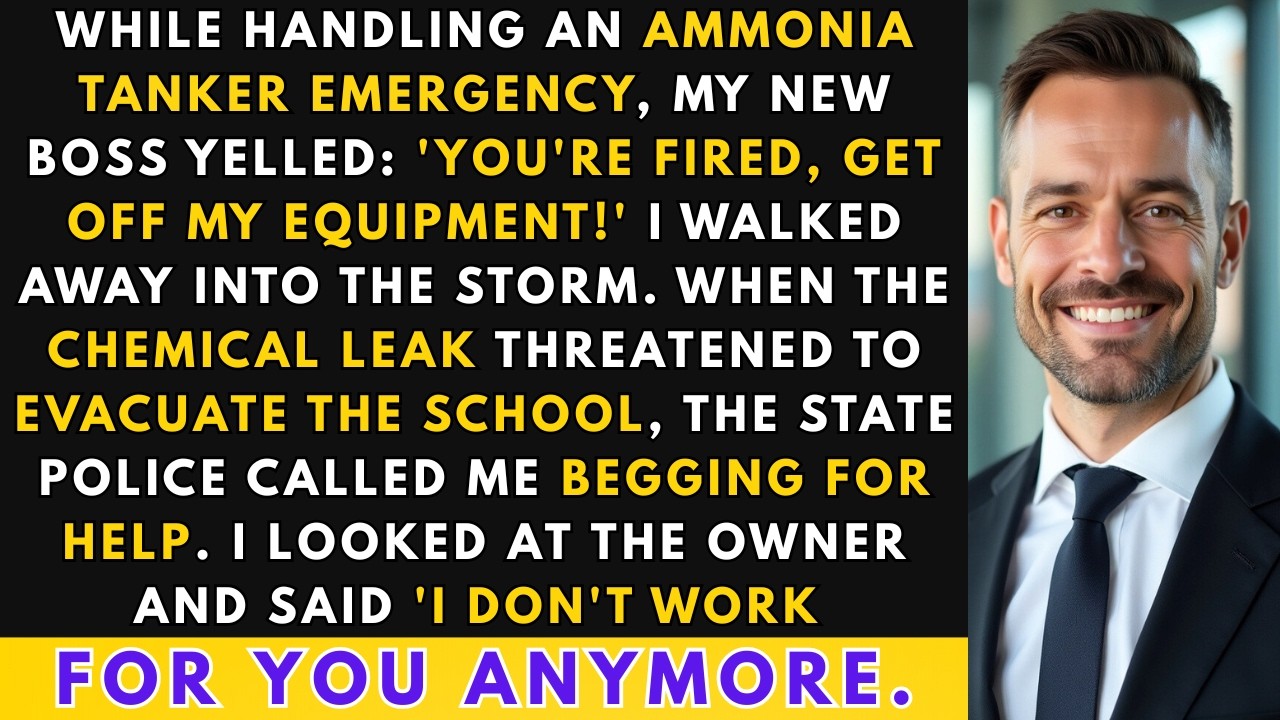 Boss Fired Me While Handling Ammonia Tanker — Company Failed, He Begged Me Back But I Refused