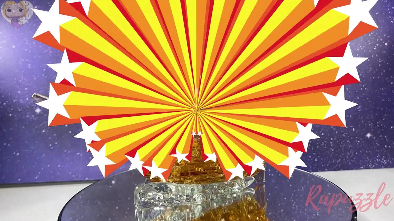Кадр 3 из видео Bepuzzled 3D Crystal Puzzle- Pirate Ship- Tutorial Version