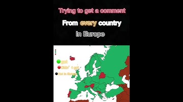 Trying to get a comment from every country in Europe (part 7)
