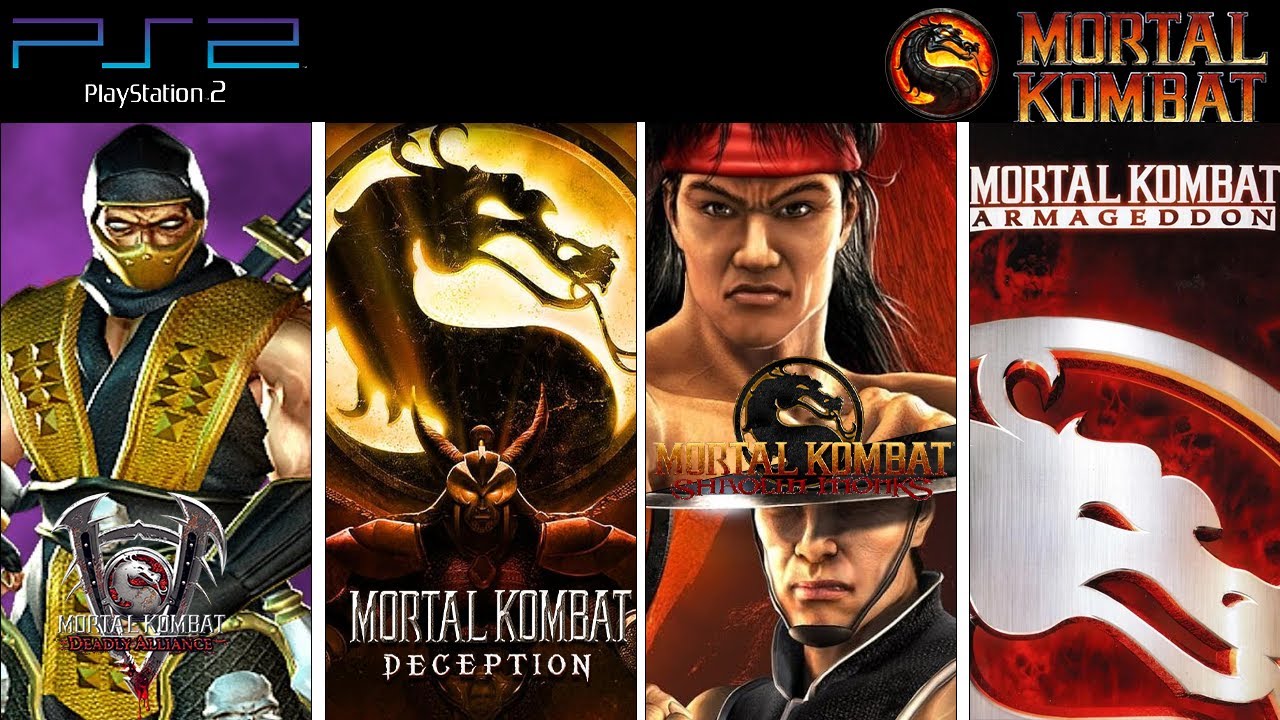 Mortal Kombat Games for PS2 #gamehistory#evolutiongame - YouTube