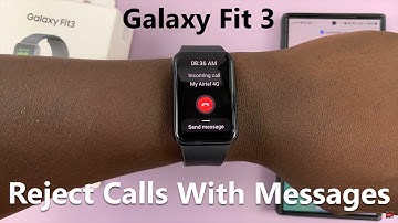 How To Reject Incoming Calls With Messages On Samsung Galaxy Fit 3