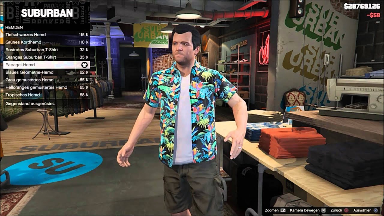 Tommy Vercetti Gta 5 Easter Egg Easter Egg: Grand Theft Auto V-Tommy Vercetti Kleidung - YouTube