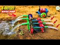 🚜😱 DIY Mini Borewell Drilling Machine | Powerful Water Pump Project | Real Working Model