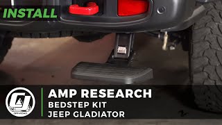 2020-2021 Jeep Gladiator Install | AMP Research BedStep Kit