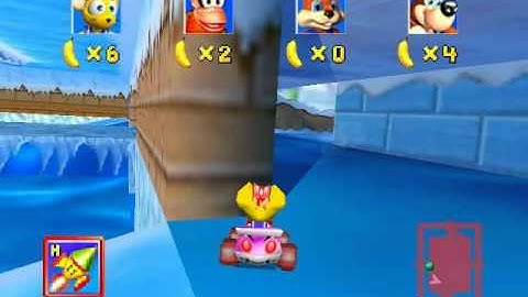 Diddy Kong Racing   Part 12 - Battle Stage (Snowflake Mountain)
