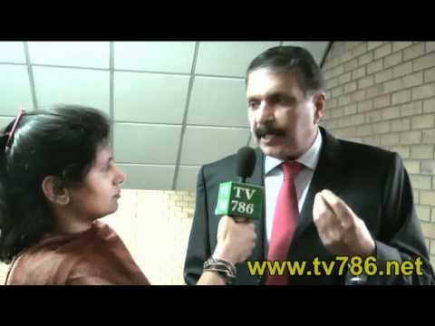 PML President Ijaz ul Haq's brief interview at Ara...