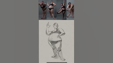 Thick Lady - Figure/Gesture Drawing - ASMR