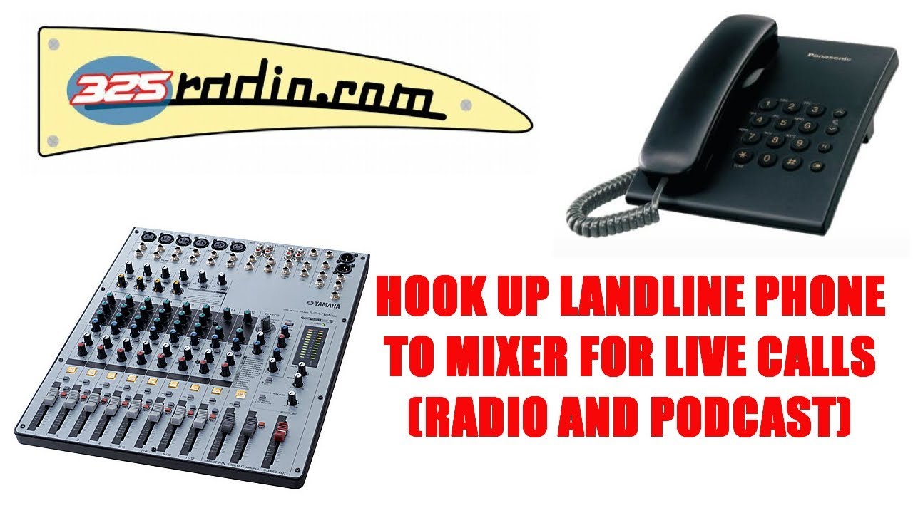 Update Hook up landline phone to mixer for live calls (Radio and podcast) - JK Audio Broadcast Host Hybrid