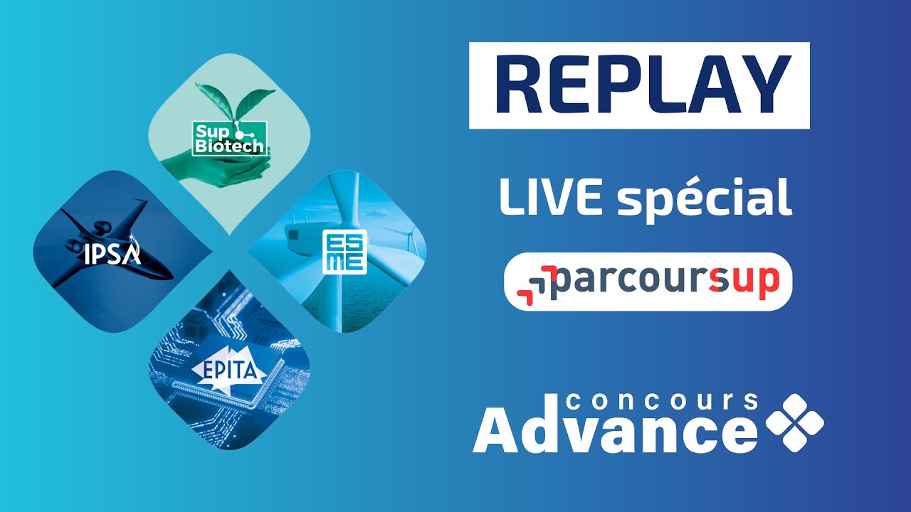 Replay Live Spécial Parcoursup – Concours Advance du 15/01/26