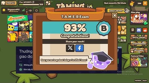Taming.io 93% in T.A.M.E.R Exam