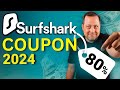 Surfshark coupon code 2024 | Up to 88% OFF + 3 months FREE