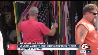Indiana State Fair asks vendors to stop selling Confederate items