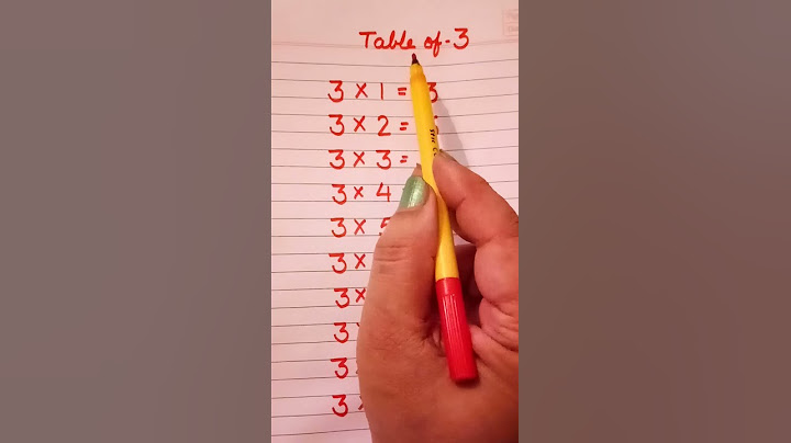 HOW TO LEARN TABLE OF 3, LEARN TABLE OF 3 WITH EASY WAY, SIMPLE STEPS TO LEARN TABLE 3
