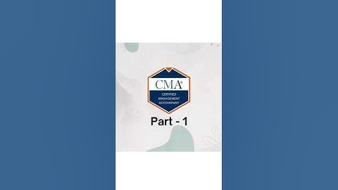 CMA USA Syllabus Part 1 | Fast & Easy Overview 🚀 #cma #uscma #cmausa #shorts #managementaccounting