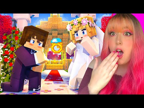 GETTTING MARRIED in MINECRAFT?! (Minecraft Animation) | Magic of Kuma *REACTION*