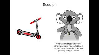 Bokarina Boulevard Park Communication Board Key Word Sign tutorial - Scooter screenshot 3