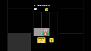 [Frog Jump]Funny Board Puzzle Game made with Flutter. #shorts screenshot 4