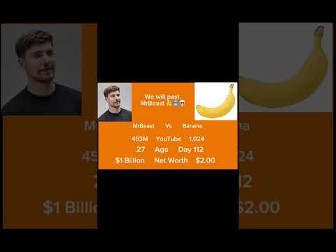 Day 112 | MrBeast Vs Banana #shorts