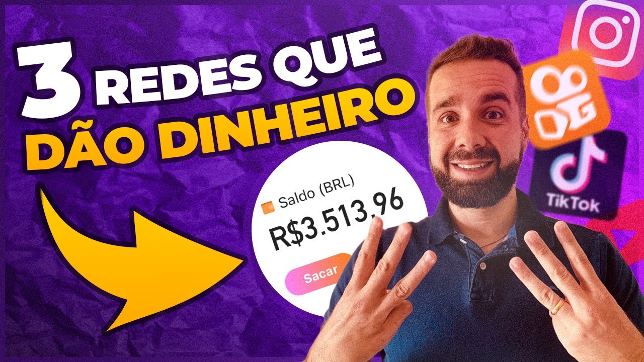 REDES SOCIAIS que PAGAM ⚡ Como Ganhar Dinheiro na Internet?