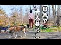 【北海道に移住して一人暮らし】犬と猫とお庭散歩を楽しめる季節