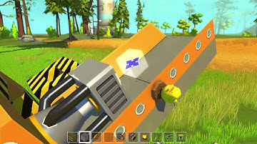 Scrap Mechanic - Rocket Launcher!!