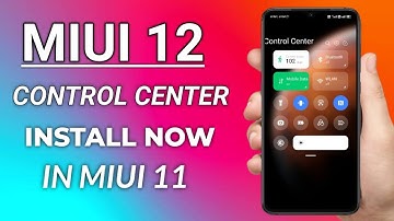 INSTALL MIUI 12 CONTROL CENTER IN MIUI 11 | XIAOMI MIUI 12 CONTROL CENTER ON LOCK SCREEN