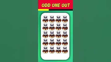 How Good Are Your Eyes? Find the ODD One Out | 🧐🔍 | #shorts
