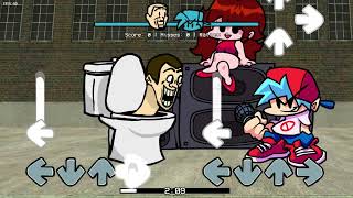 Downscroll noob fends off the skibidi toilet invasion :0 | Friday Night Funkin