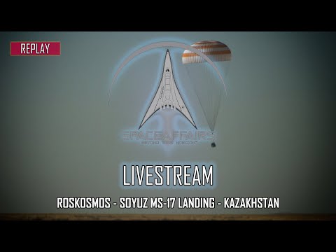 Roscosmos - Soyuz MS-17 - Landing - Kazakhstan - April 17, 2021