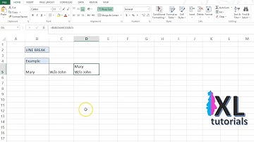 Line Break In Excel Cell