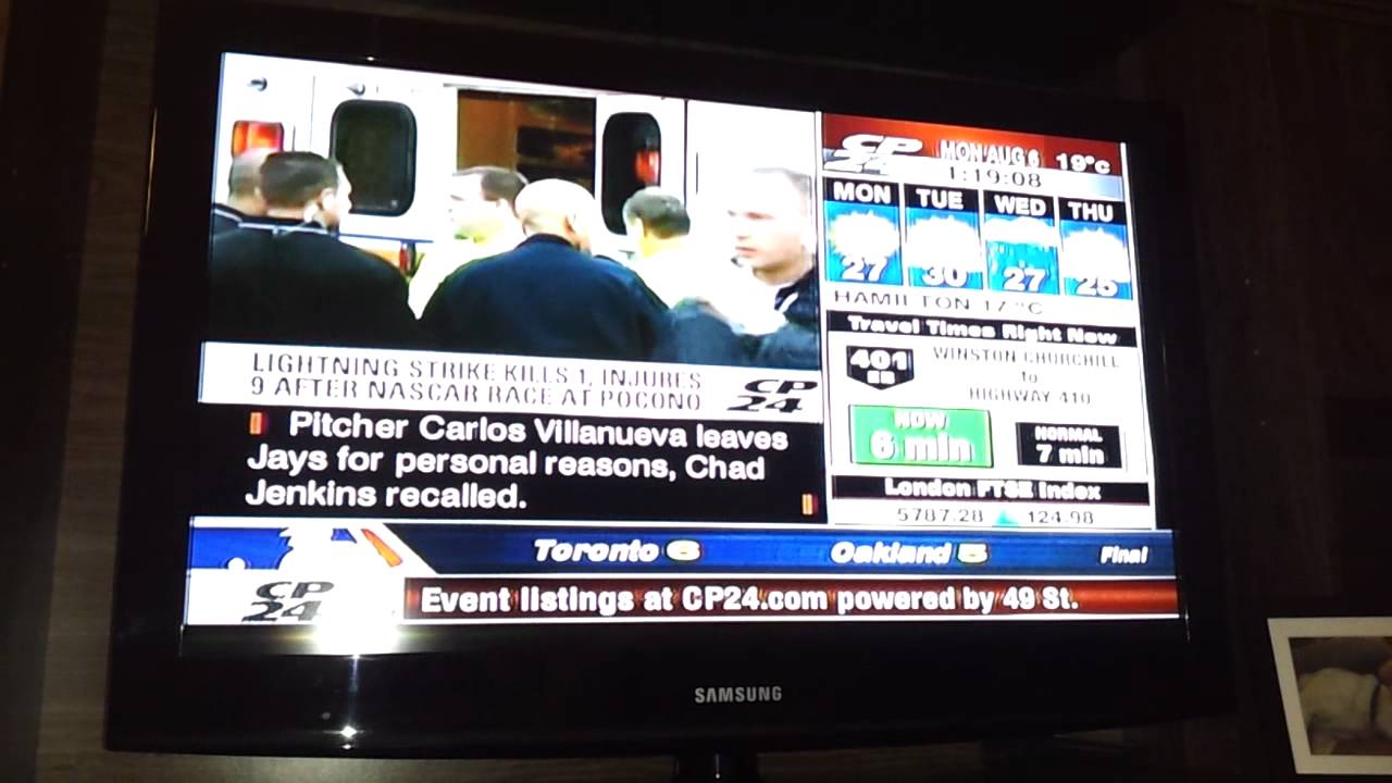 Toronto News CP24 clip of Pocono Lightning incident