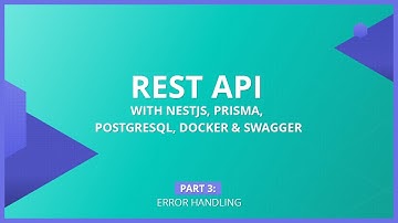 Error Handling Strategies with NestJS, Prisma, PostgreSQL, Docker & Swagger | [Part 3]
