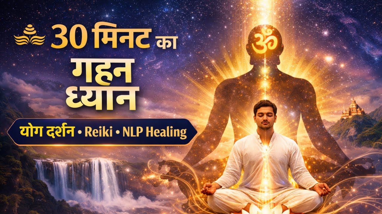 मन से मौन तक: 30 मिनट का Advanced समाधि ध्यान | Inner Healing + OM + NLP Anchor