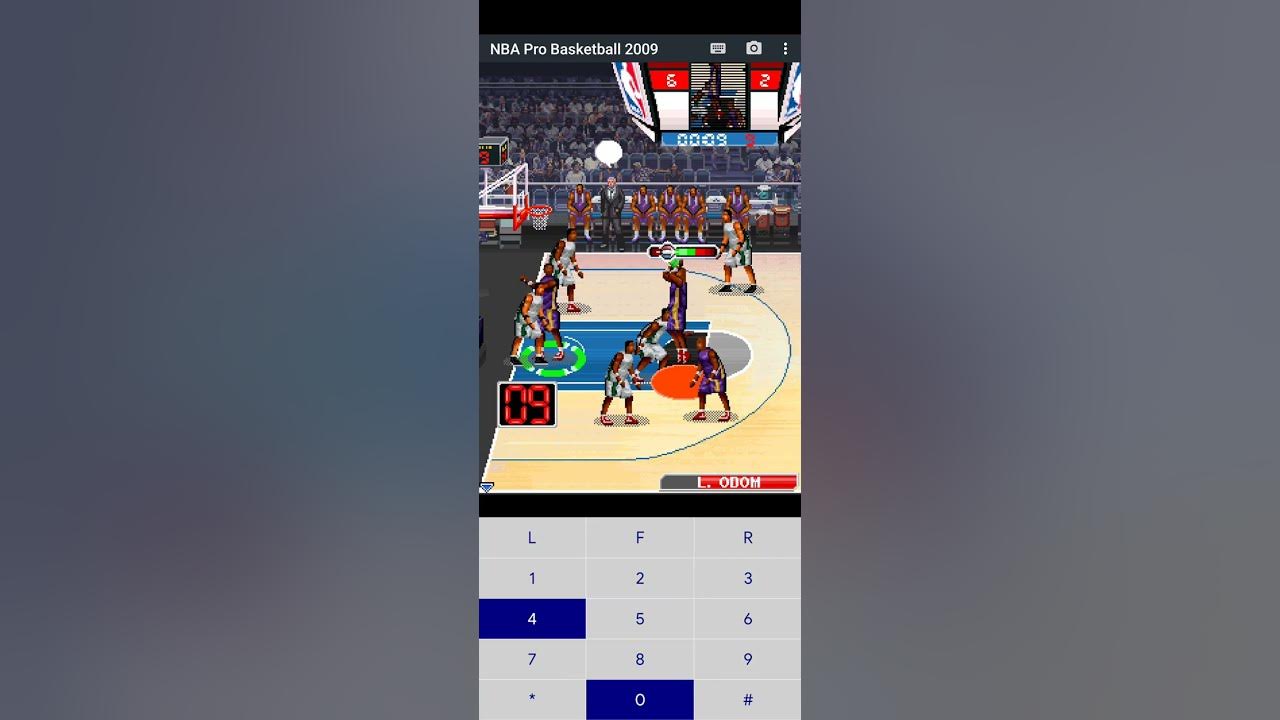 NBA PRO BASKETBALL 2009 JAVA GAMEPLAY ON ANDROID - YouTube