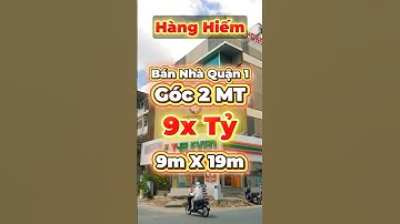 BÁN TÒA NHÀ QUẬN 1 GÓC 2MT SIÊU ĐẸP   SIÊU ĐẮC ĐỊA  GIÁ CHỈ 9X TỶ
