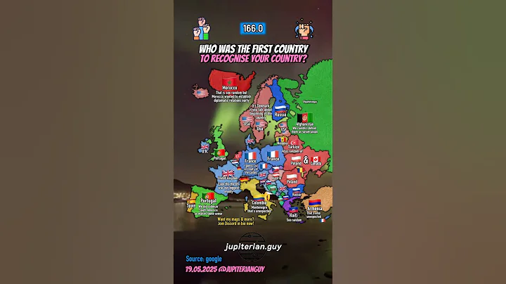 Who was the first country to recognise your country? #shorts #geography #map #countries #country
