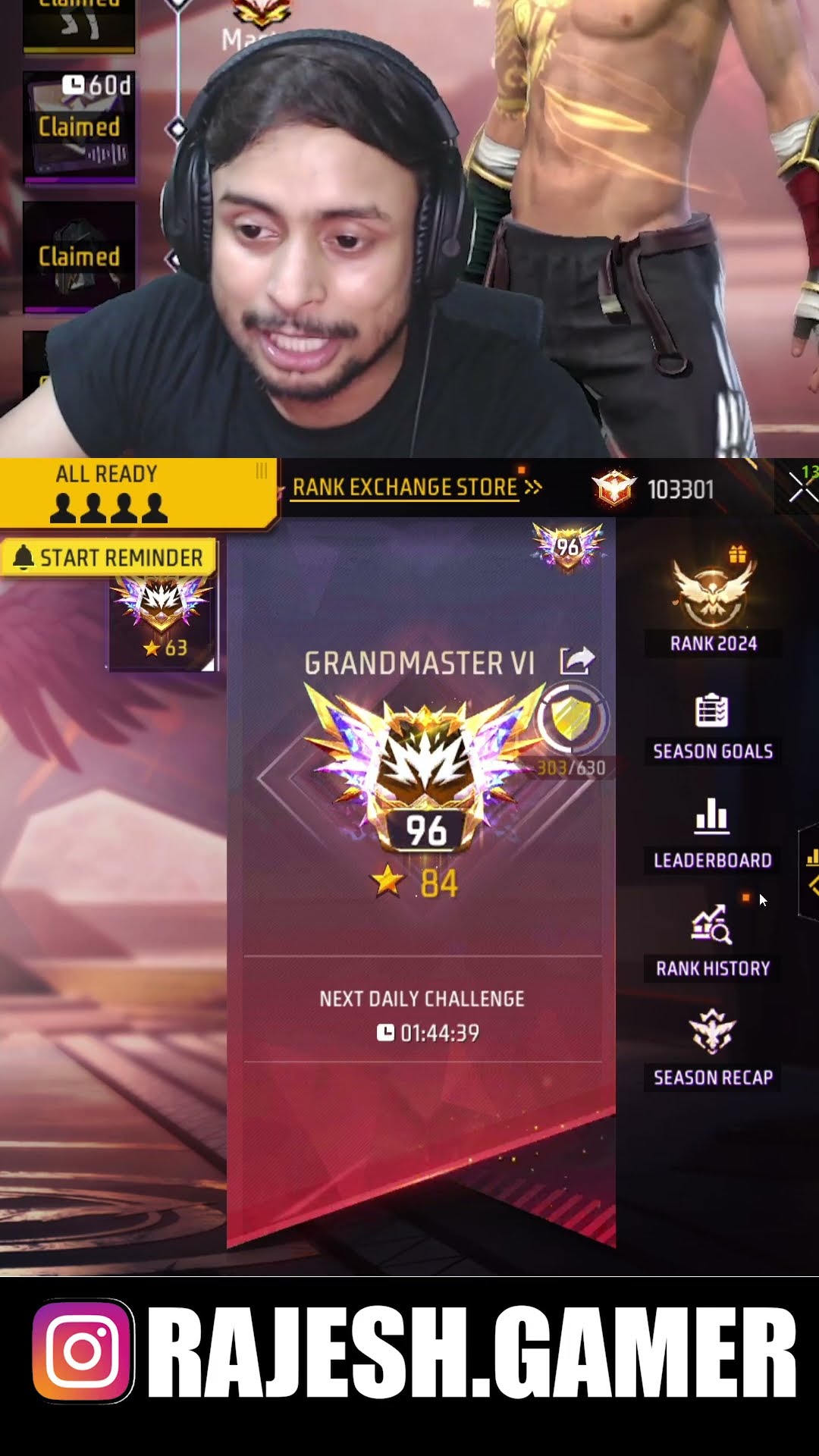 RG GAMER TOP 1 ON REGION ??