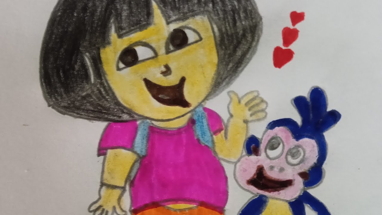 Dora bujji easy drawing