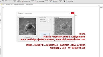 Underwater communication ofdm matlab code www.matlabprojectscode.com