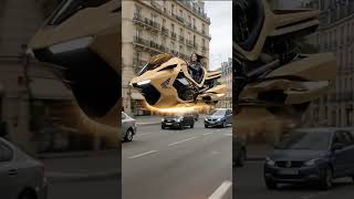 Hyundai Aero One Futuristic Hover Car Drifts Through Paris At Sunrise Sci-Fi Concept Test