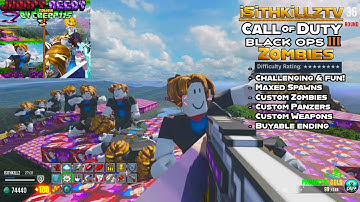 NEW Jhorpy Reedy Tower by Crepp115 is CRAZY fun, with PUMPKIN PANZERS! - Bo3 Custom Zombies