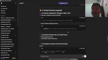 Belajar Algoritma Pemrograman |10| Variabel, Tipe data, Array, Input Pengguna, Fungsi, Scop